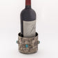 WINE COASTER W- TURQ. -RUG PATTERN STAMP WJA-001-2-T