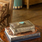 STAMPED BIBLE BOX W- TURQ WJA-005-3-T