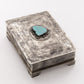 STAMPED BIBLE BOX W- TURQ WJA-005-3-T