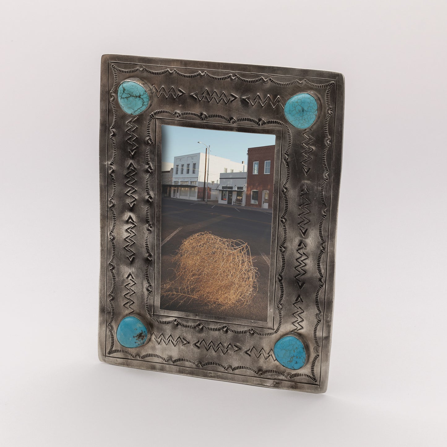 4x6 STAMPED FRAME W- TURQ WJA-010-T