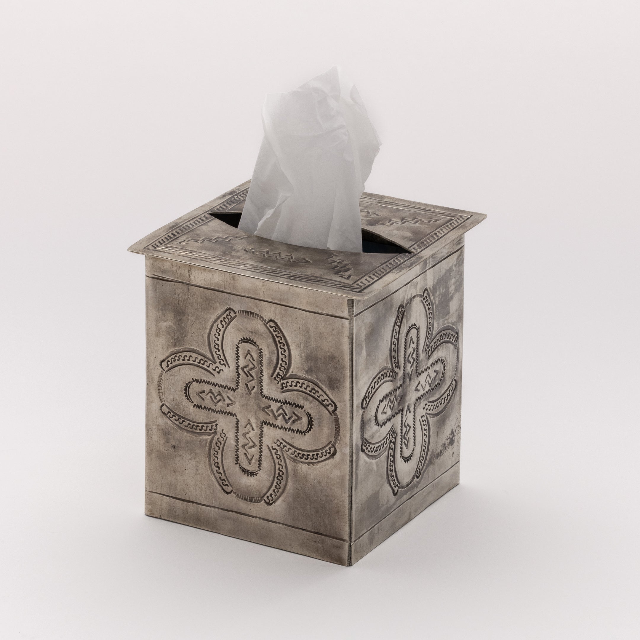 WJA-017 STAMPED TISSUE BOX COVER