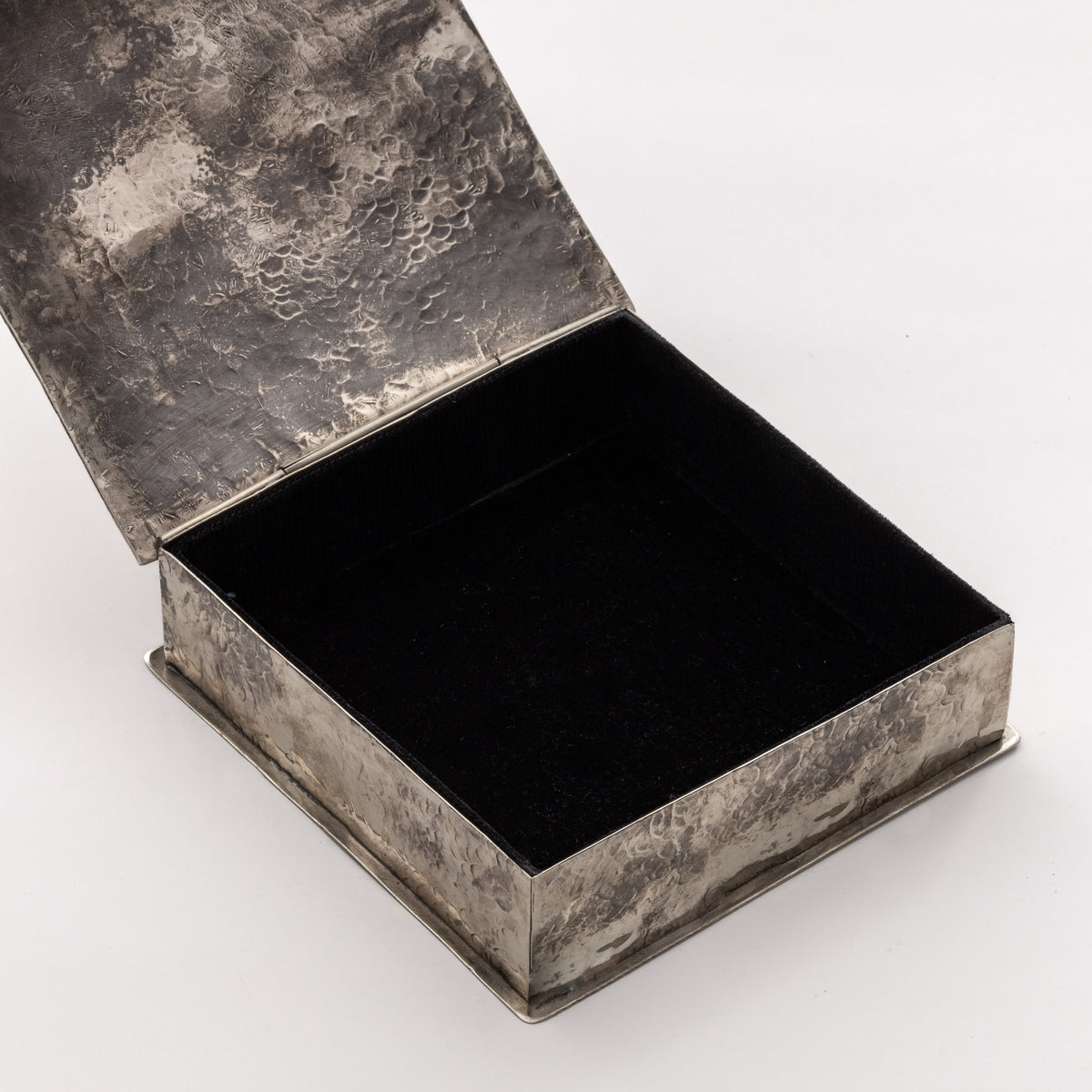 SILVER 8X8 BOX W- TURQ WJA-076-T-SL