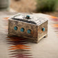 9 STONE BOX W- TURQ WJA-082-1-T