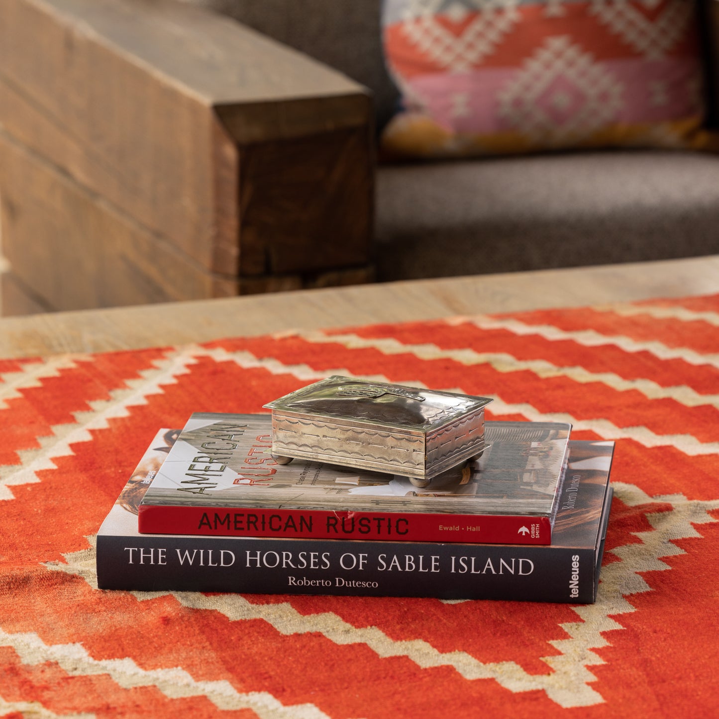 STAMPED CACTUS ICON BOX WJA-088-4