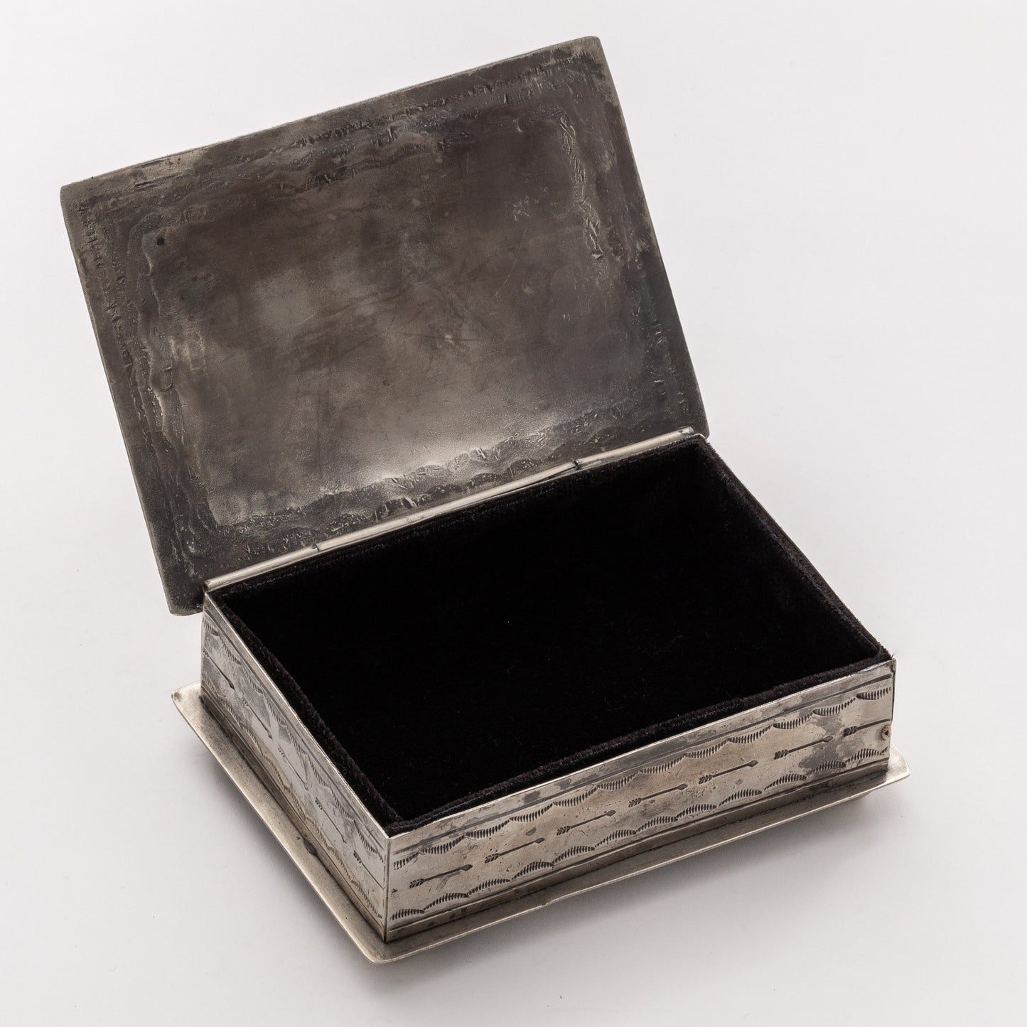STAMPED LONGHORN ICON BOX WJA-088-6