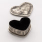 SILVER CORAZON KEEPSAKE BOX WJA-095-01