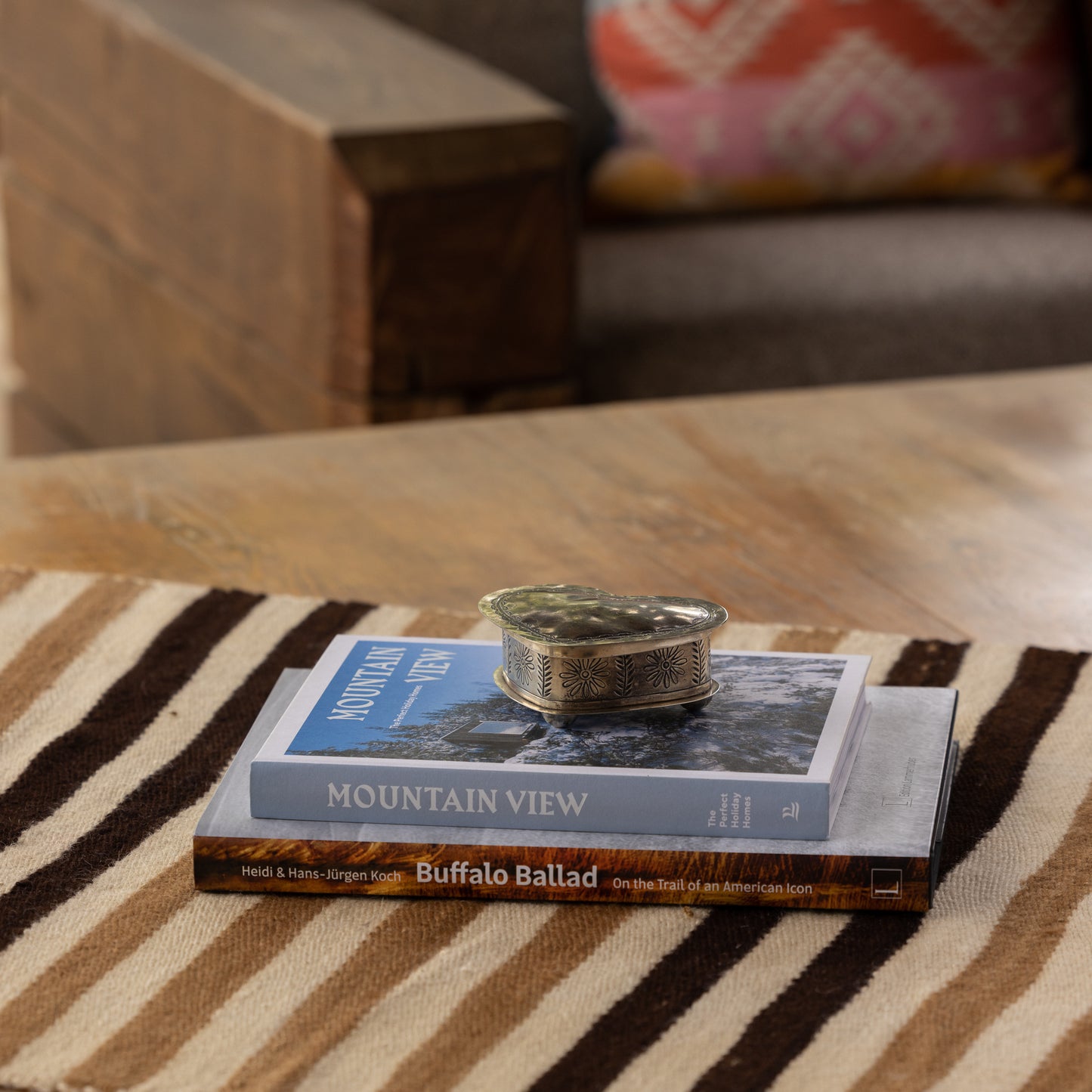 SILVER CORAZON KEEPSAKE BOX WJA-095-01