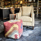 KILIM FOOTSTOOL